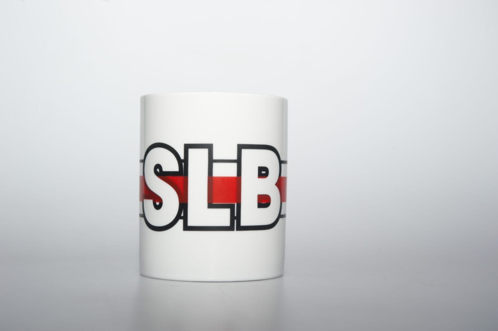 Caneca Leite SLB riscas - Image 2