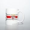 Caneca Leite SLB riscas - Image 3