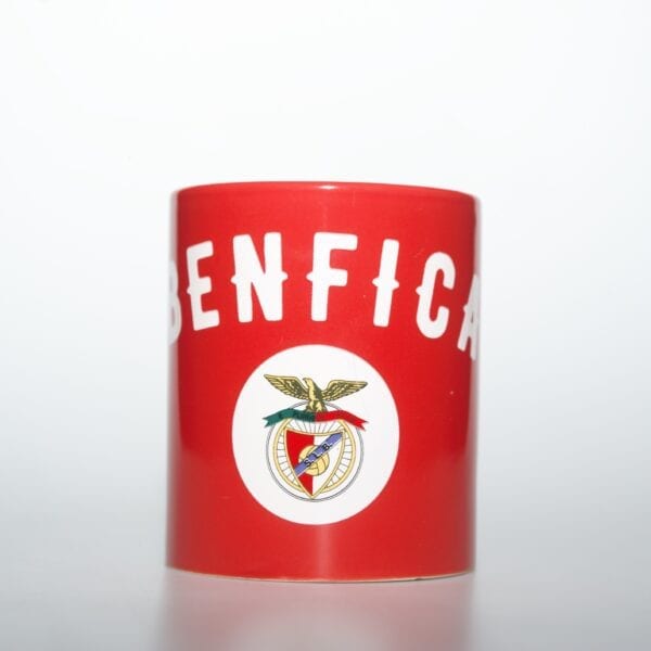 Caneca leite vermelha com logo slb